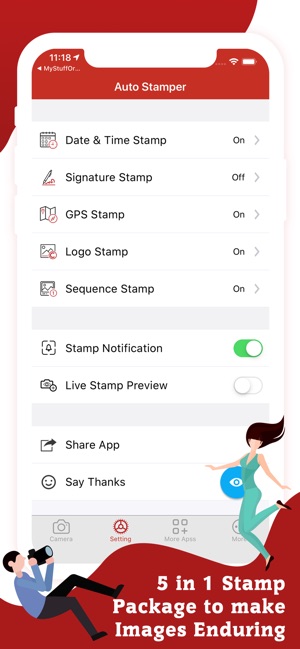 Date Stamp App